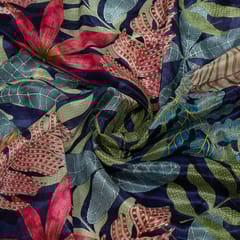 Multi Colour Crepe Digital Printed Fabric