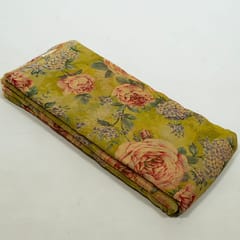 Multi Colour Tissue Organza Digital Printed Fabric