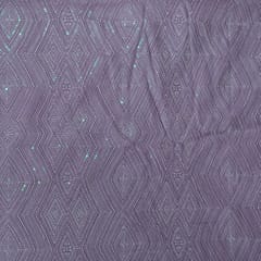 Move Colour Mal Chanderi Embroidered Fabric