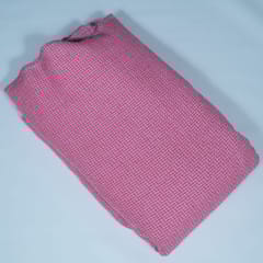 Pink Colour Tweed Fabric