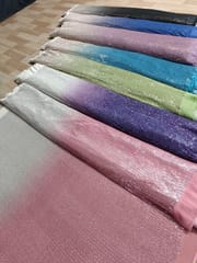 Ombre Colour Net Lycra Fabric