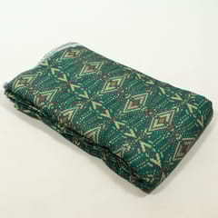 Green Colour Viscose Pashmina Printed Fabric