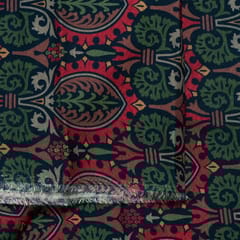 Blue Colour Viscose Pashmina Printed Fabric