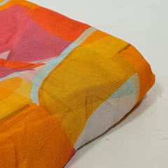 Multi Colour Chiffon Digital Printed Fabric