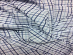 Multi Blue Colour Yarn Dyed Pure Cotton Fabric