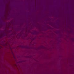 Purple and Red Colour Two Tone Pure Silk Fabric
