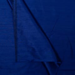 Blue Colour Dupion Silk Fabric
