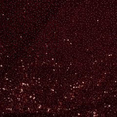 Maroon Colour Imported Net Embroidered Fabric