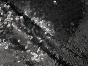 Black Color Abstract Heavy Sequence Embroiderd Fabric