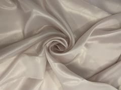 Light Beige Colour Plain Shimmer Organza Fabric