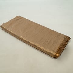 Antique Zari with White Dyeable Thread Jacquard Fabric