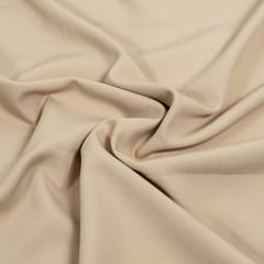 Beige Colour Banana Crepe Fabric