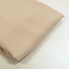 Beige Colour Banana Crepe Fabric