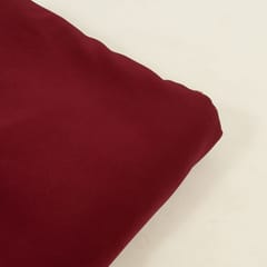 Mehroon Colour Banana Crepe Fabric