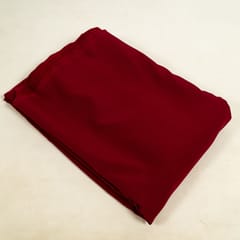 Mehroon Colour Banana Crepe Fabric