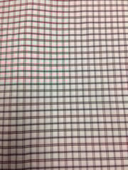 Red Colour Yarn Dyed Cotton Check Fabric