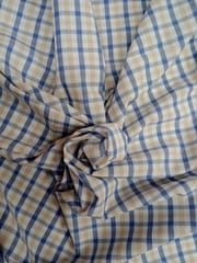 Khaki Colour Plain Weave Yarn Dyed Cotton Fabric