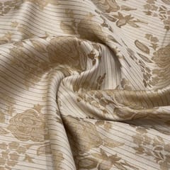 Cotton Satin Jacquard Fabric (2Meter piece)
