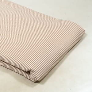 Brown Colour Yarn Dyed Cotton Stripes Fabric