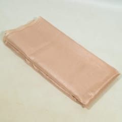 Light Gold Colour Dyeable Tissue Zari Stripes Fabric