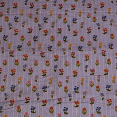 Move Colour Cotton Leno Floral Digital Printed Fabric