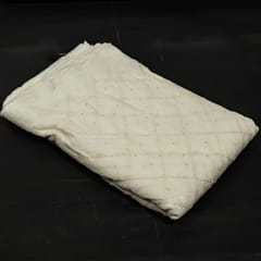 Dyeable Chanderi Embroidered Fabric