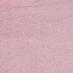 Pink Colour Cotton Cambric Printed Fabric