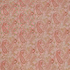 White Colour Cotton Cambric Printed Fabric