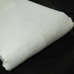 White Colour Pure Linen 40 lea fabric