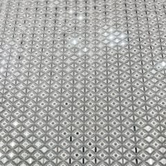 White dyeable georgette embroidery fabric