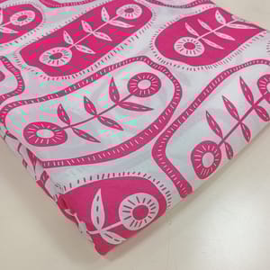 Muslin printed fabric
