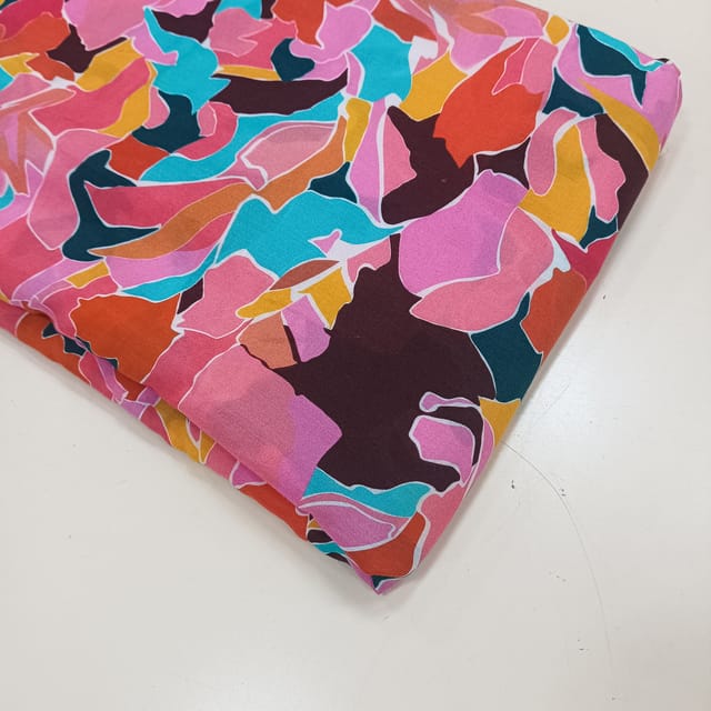Muslin printed fabric