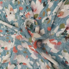 Chinon chiffon Pirnted fabric