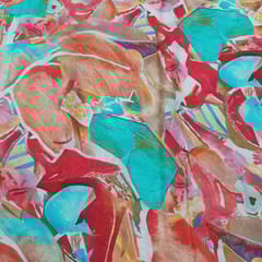 Modal satin digital printed fabric