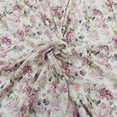 Linen Digital Printed fabric