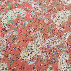 Linen Digital Printed fabric