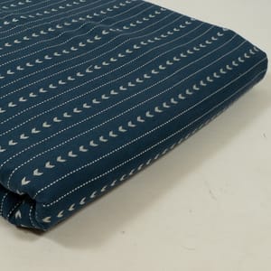 Blue Color Cotton Dobby Jacquard Fabric