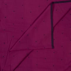 Wine Colour Cotton Dobby Jacquard Fabric
