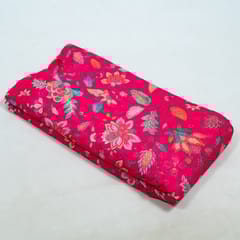Rani Colour Cotton Chikan Floral Printed Fabric