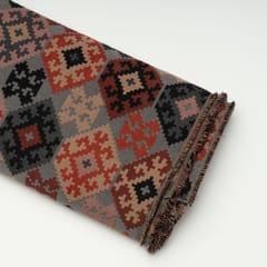 Multi Color Cotton Jacquard Fabric