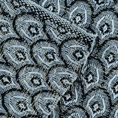 BLACK GREY JACQUARD