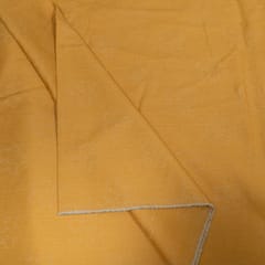Yellow Colour Self Denim Fabric