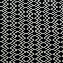 Black Colour Poly Cotton Jacquard Fabric