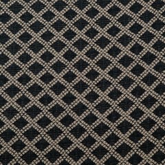 Black Colour Poly Cotton Jacquard Fabric