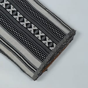 Black Color Poly Cotton Jacquard Fabric