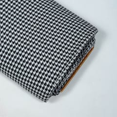 Black Colour Cotton Jacquard Fabric