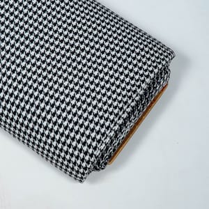 Black Color Cotton Jacquard Fabric
