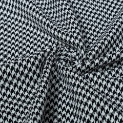 Black Colour Cotton Jacquard Fabric