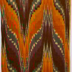Multi Colour Cotton Ikat Fabric