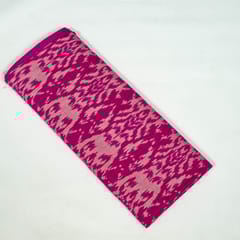 Majenta Colour Cotton Ikat Fabric
